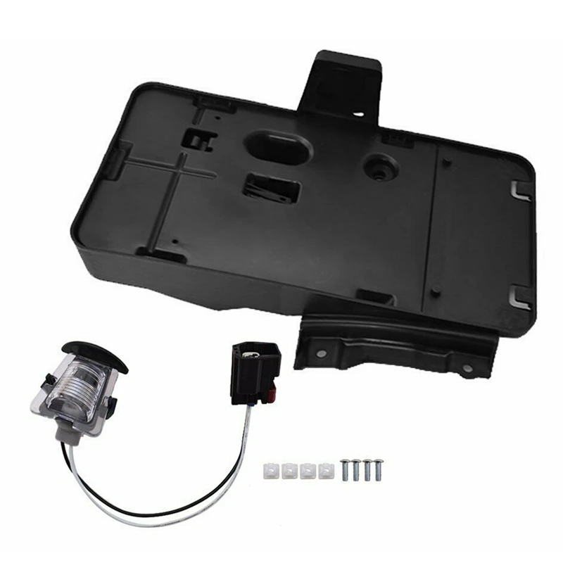 

Rear License Plate Mounting Holder Bracket &Light For 2006-17 Jeep Wrangler JK APO122056