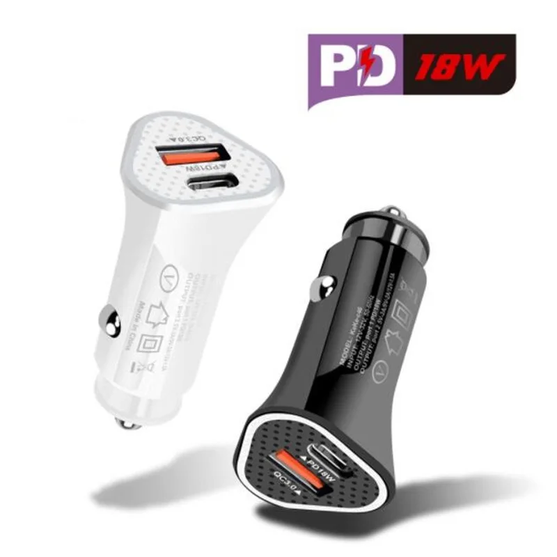 

10 шт., автомобильное зарядное устройство USB 5 А Type C PD QC для iPhone 13 12 11 Pro Max 8 Xiaomi Samsung S21 S20 S10 S9