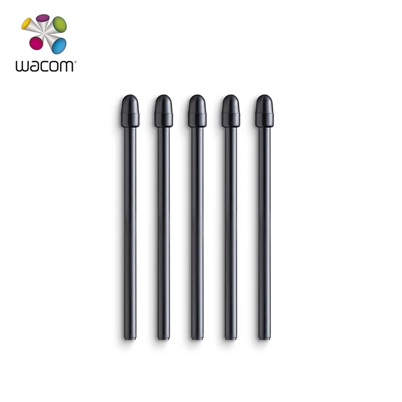Фото 5 шт./упак. оригинальный Wacom один черный Стандартный пера для Wacom One DTC-133 творческая ручка Дисплей пером №1