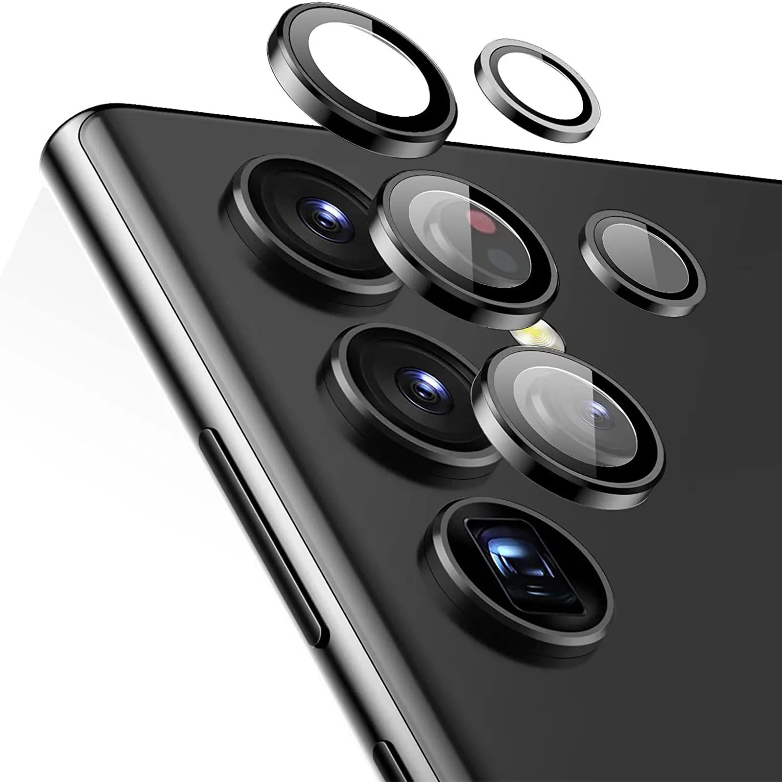 

Защитная пленка для объектива камеры S22 из закаленного стекла для Samsung Galaxy S22 Ultra S22Ultra Защитная пленка для объектива камеры металлический кол...