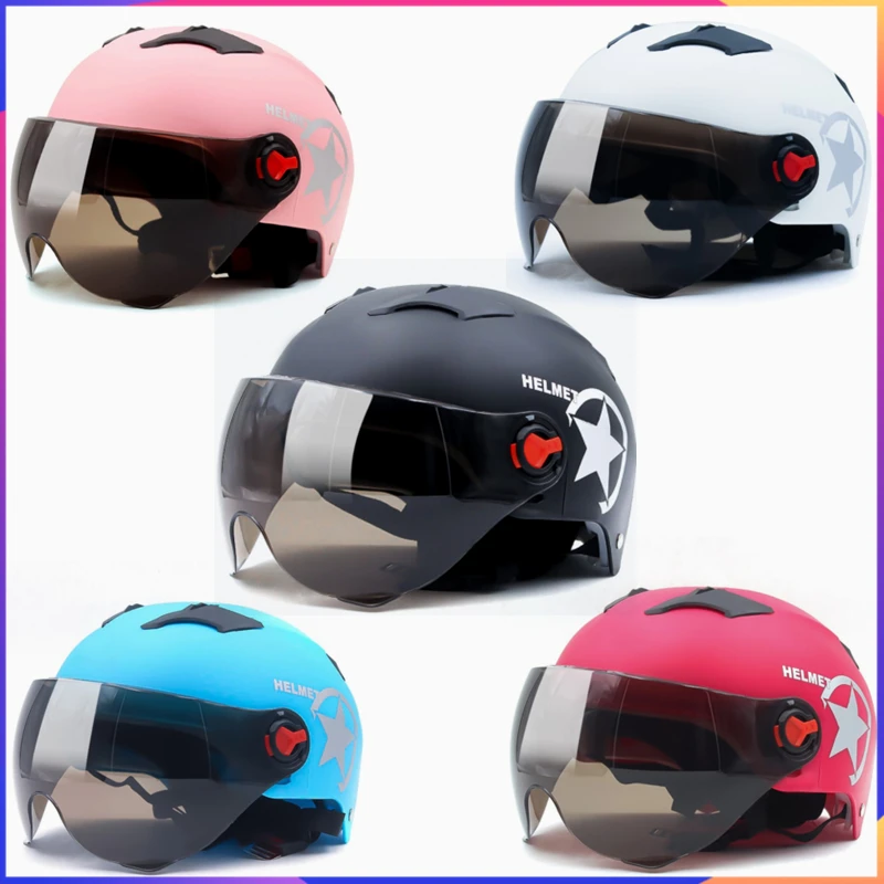 

Moto Electric Motorcycles Half Helmets Cascos Para Patinetes Casco Patin Electrico Capacete De Moto Visor Helmet Safety Casque