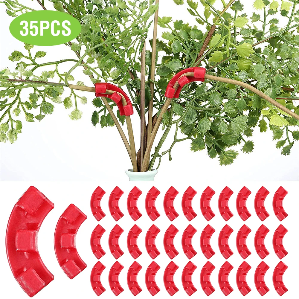 

35pcs Plant Vines Curving Shapers Twisting Tree Branches Clips Benders Styling Bonsai Curved Elbow Garden Tools