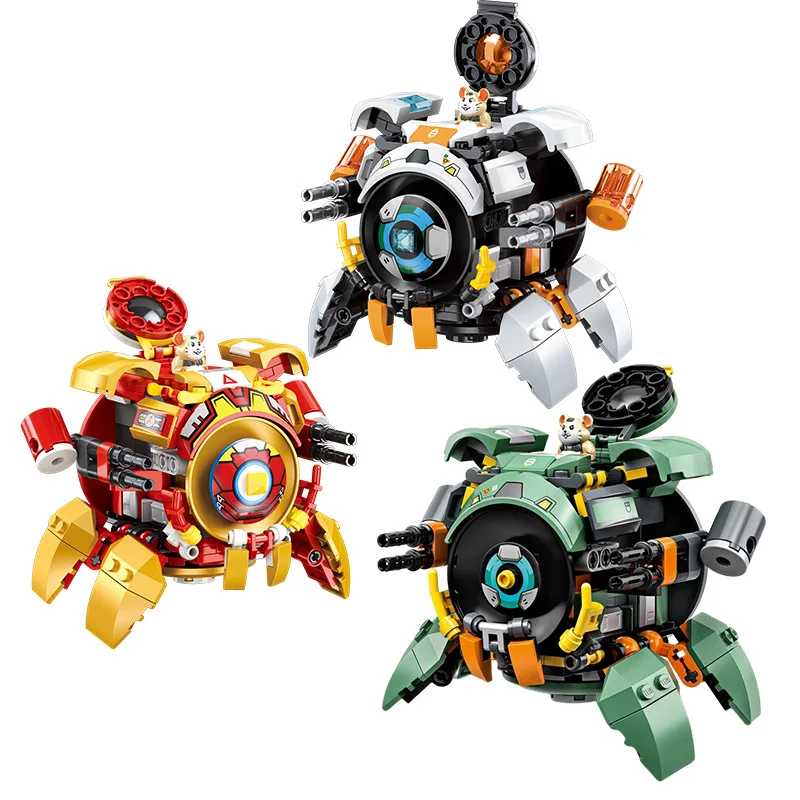 

Конструктор MOC из анимационной игры, стальной мяч-конструктор, креативный дизайн, Сборная модель, настольная игрушка ручной работы, подарок