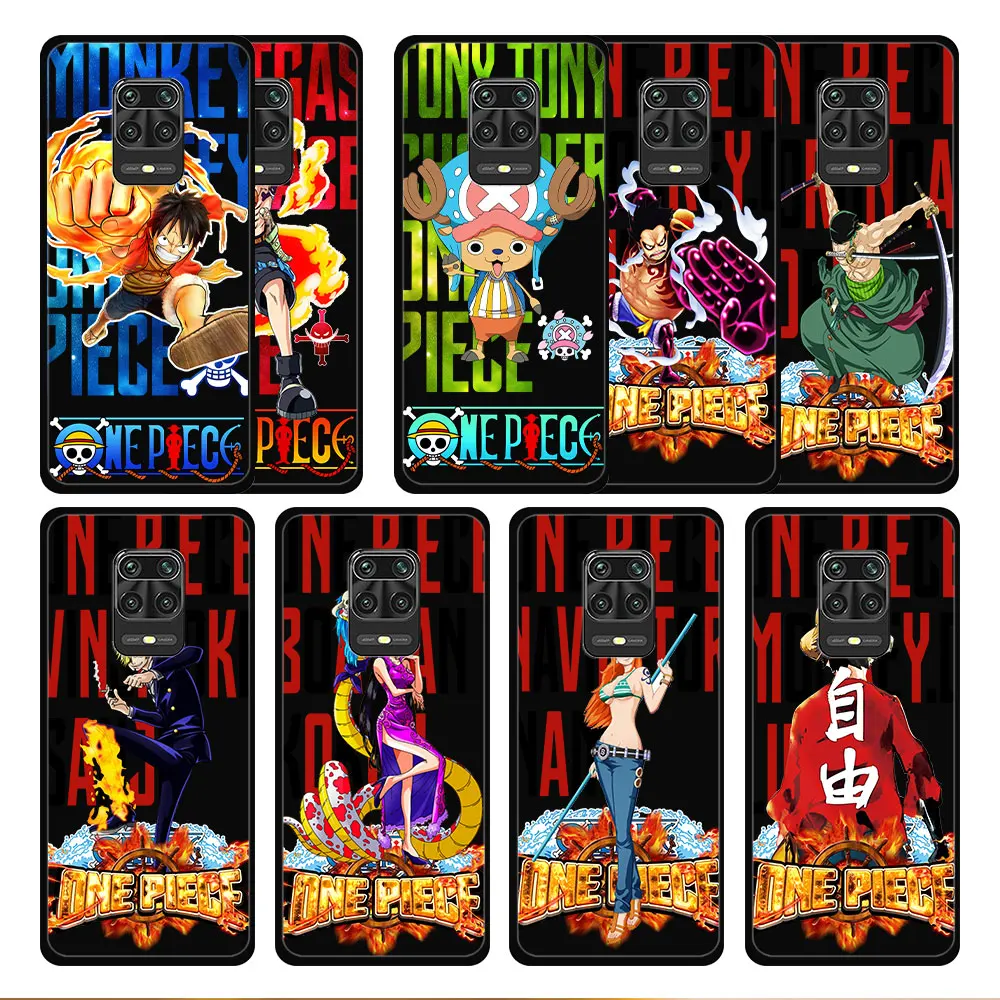 

Trend Silicone Phone Case for Redmi 10C 9A Note 10 11 Pro 10A 9T 7A 8A 9C 7 10 Silicone One Piece Monkey D Luffy Ace Anime