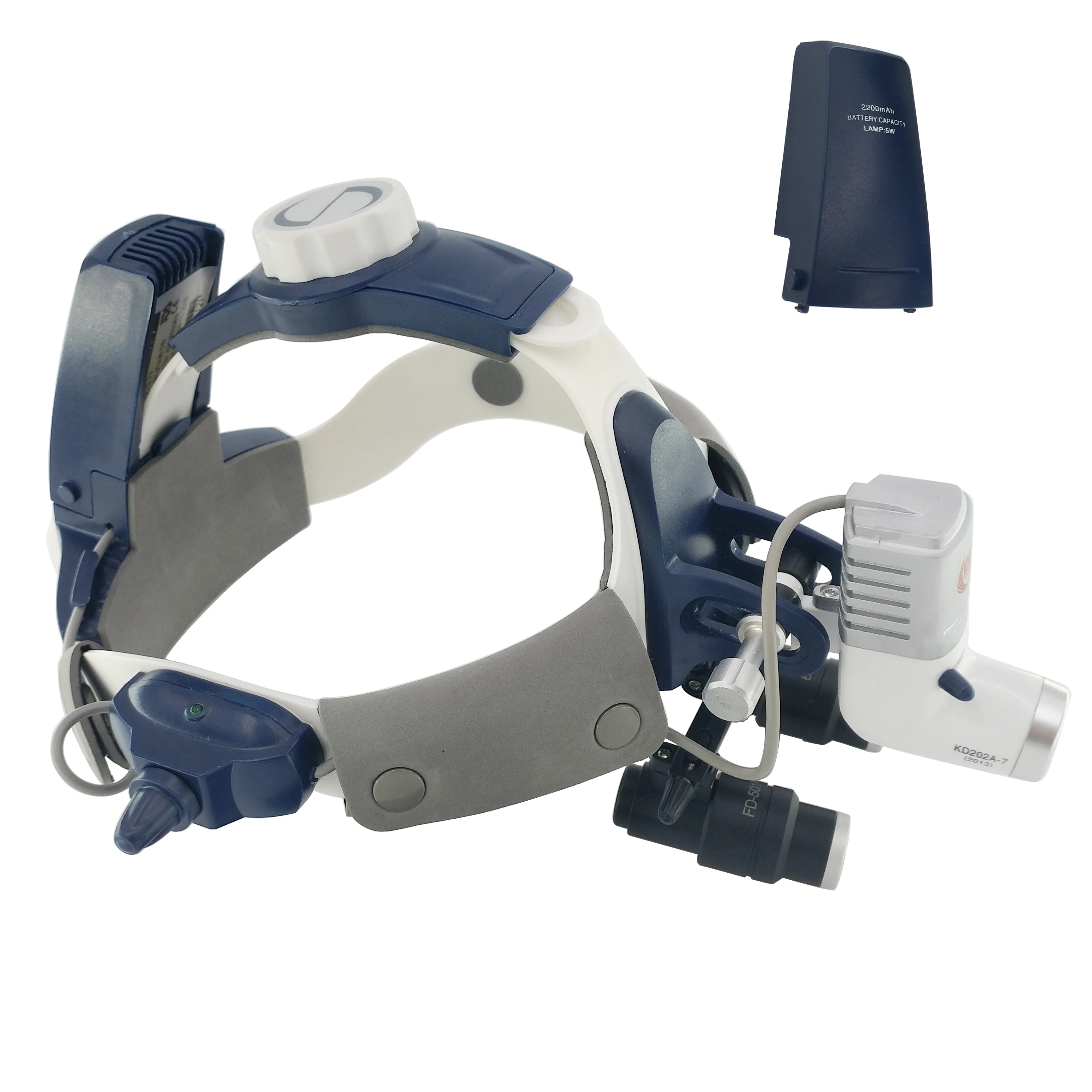 

Dental Wireless Medical Surgery Head Light for Sale Electric Ce Dental Loupes 5x Online Technical 65000 Lux