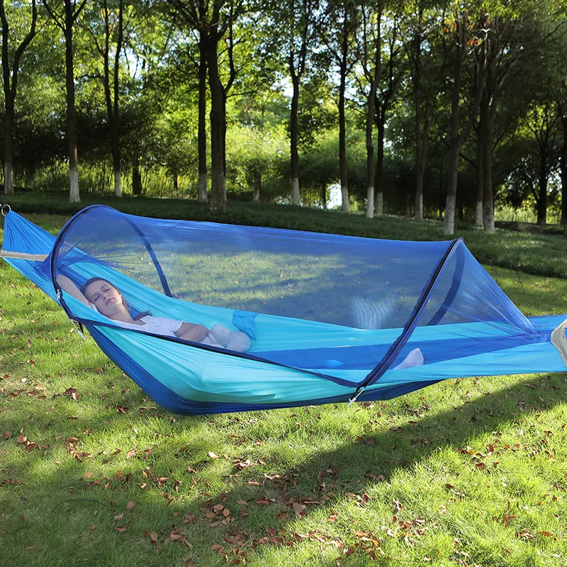 

Outdoor Camping Hammock with Mosquito Net Double Outside Hanging Bedding