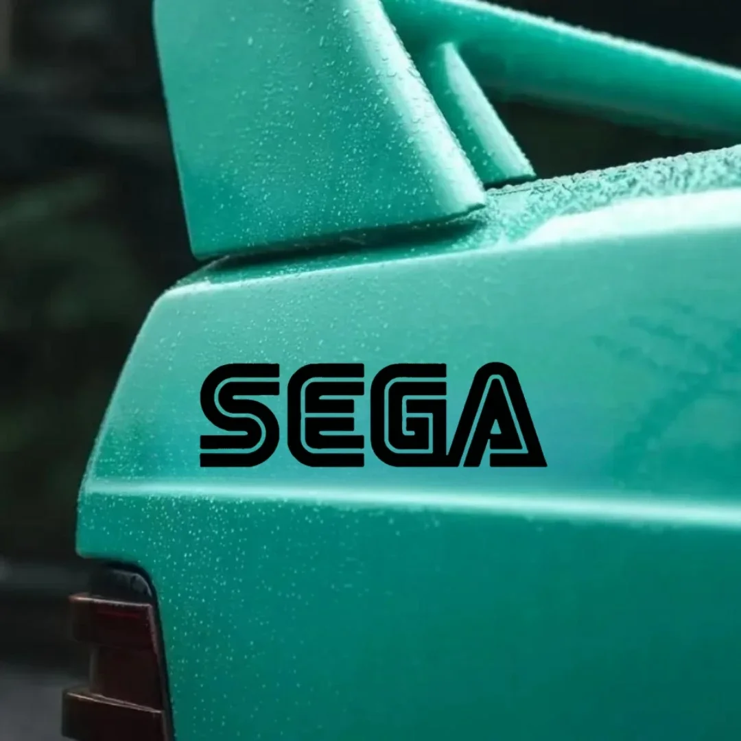 

Автомобильная наклейка для SEGA Letter, водостойкая солнцезащитная виниловая наклейка, автоаксессуары, бампер, багажник для ноутбука, 13 см * 3 см