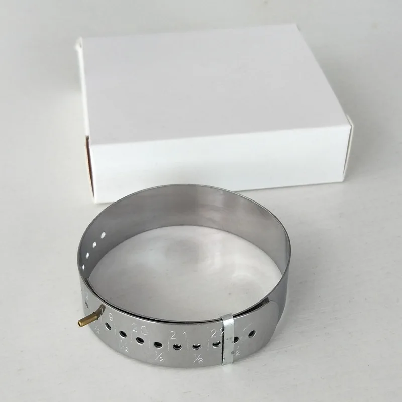 

Stainless Steel Bracelet Bangle Gauge Sizer Adjustable Wrist Bracelet Measuring Sizing Tool 15-23cm Jewelry Making Tool Jeweler