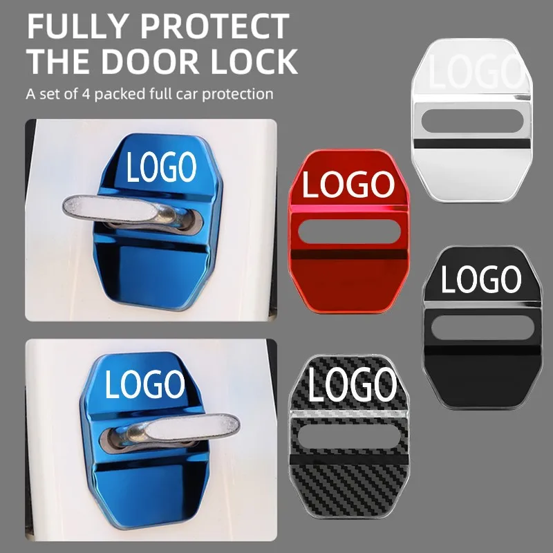 

4pcs Car Styling Auto Door Lock Cover Stickers Case For BMW G01 G02 G11 G30 F15 F16 F39 F49 F48 F86 F85 G05 G08 F48 Emblem