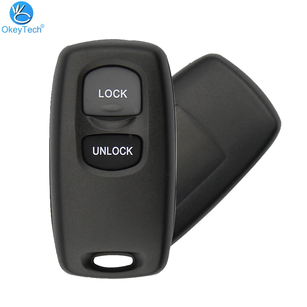 

OkeyTech 2/3 Buttons Keyless Entry Replacement Remote Key Case Shell For Mazda 2 3 6 Series 2004 2005 2006 2007 2008 2009 2010