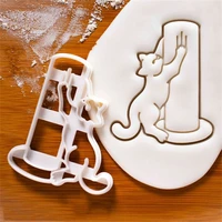 accessories baking pastry tools kitchen gadgets party supplies kitty cookie cutters cat cookie molds biscuit mould