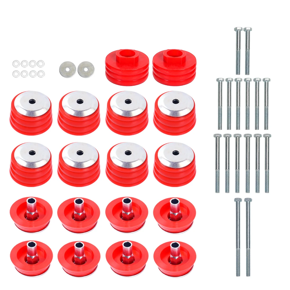 

RASTP-комплект втулок для крепления кабины со стальными втулками и фурнитурой для 2008-2016 Ford F250 F350 Super Duty 2WD 4WD RS-SFN168