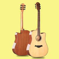 folk classical acoustic guitar travel resonator music man six string guitar beginner 41 inches guitarra musical instrument