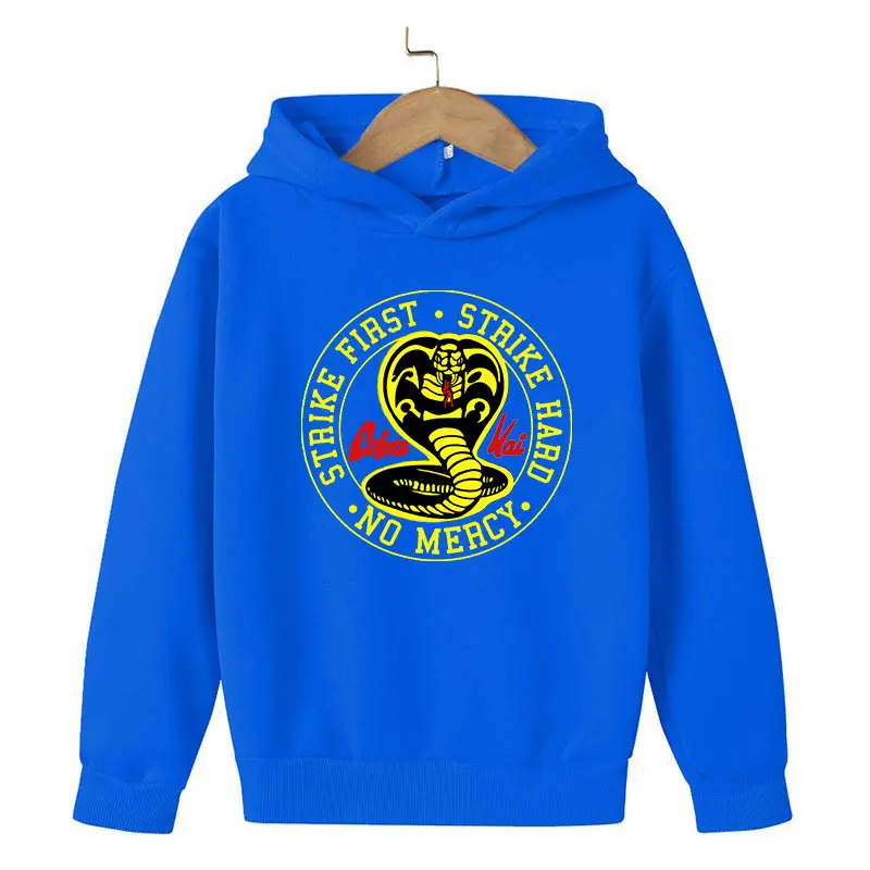 

Cobra Kai Printing Children's Coat Pullover Clothes Boys Girls Clothes Spring Autumn Casual Fashion Sweater Sleeve Length(cm)