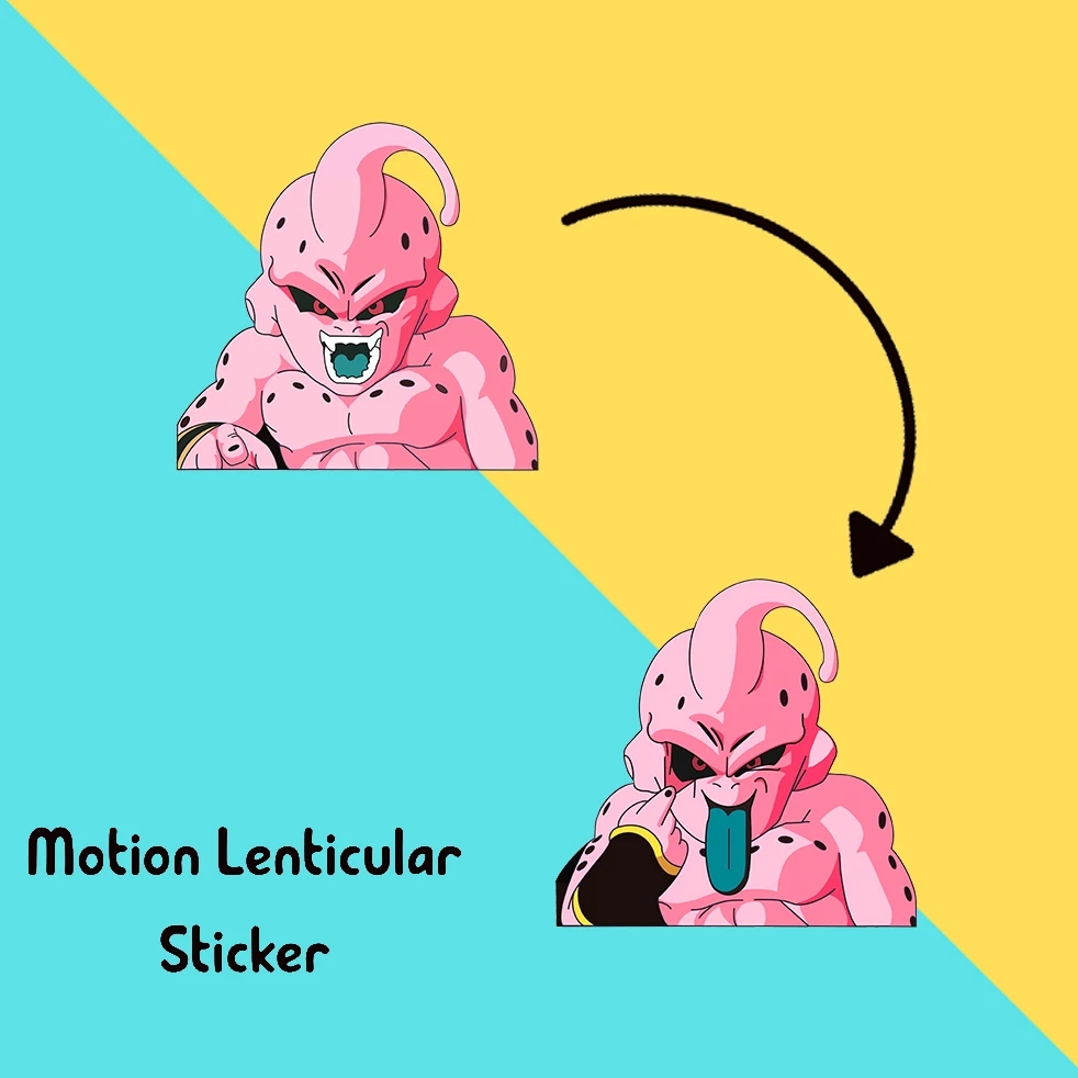 

Наклейка на движение Majin Buu DBZ, аниме наклейка s, водонепроницаемые наклейки