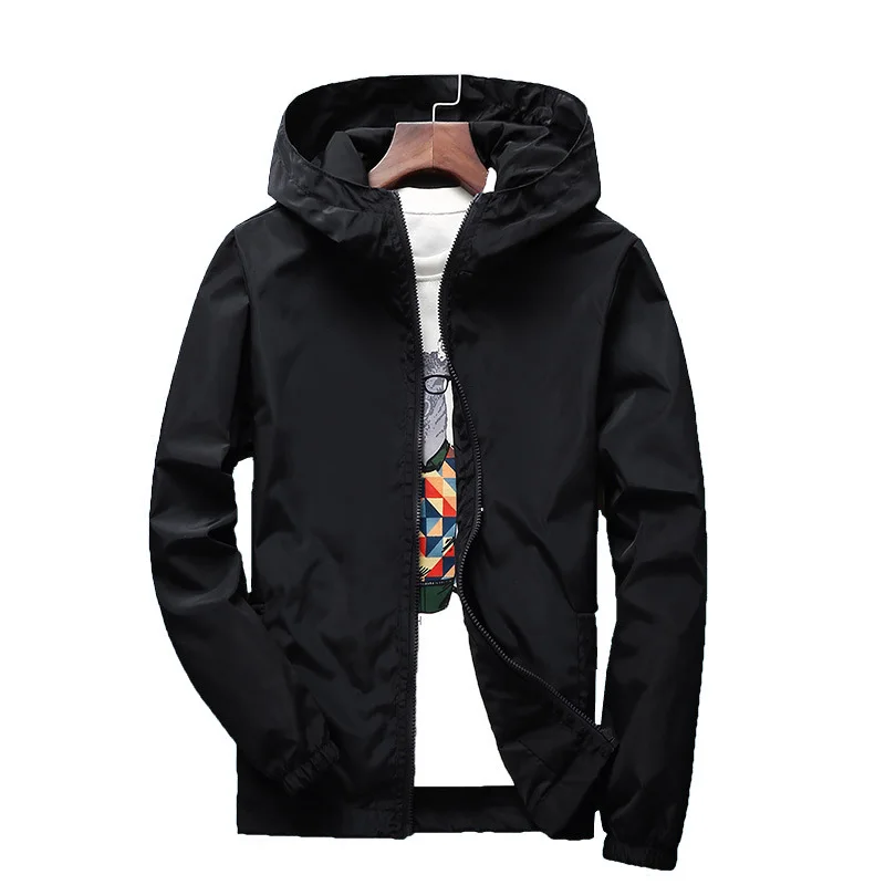 

Jaket Kasual Pantai Tahan Air Tabir Surya Jaket Bertudung Musim Panas Pria Ultraringan Mantel Kulit Kemas Jaket Super Tipis