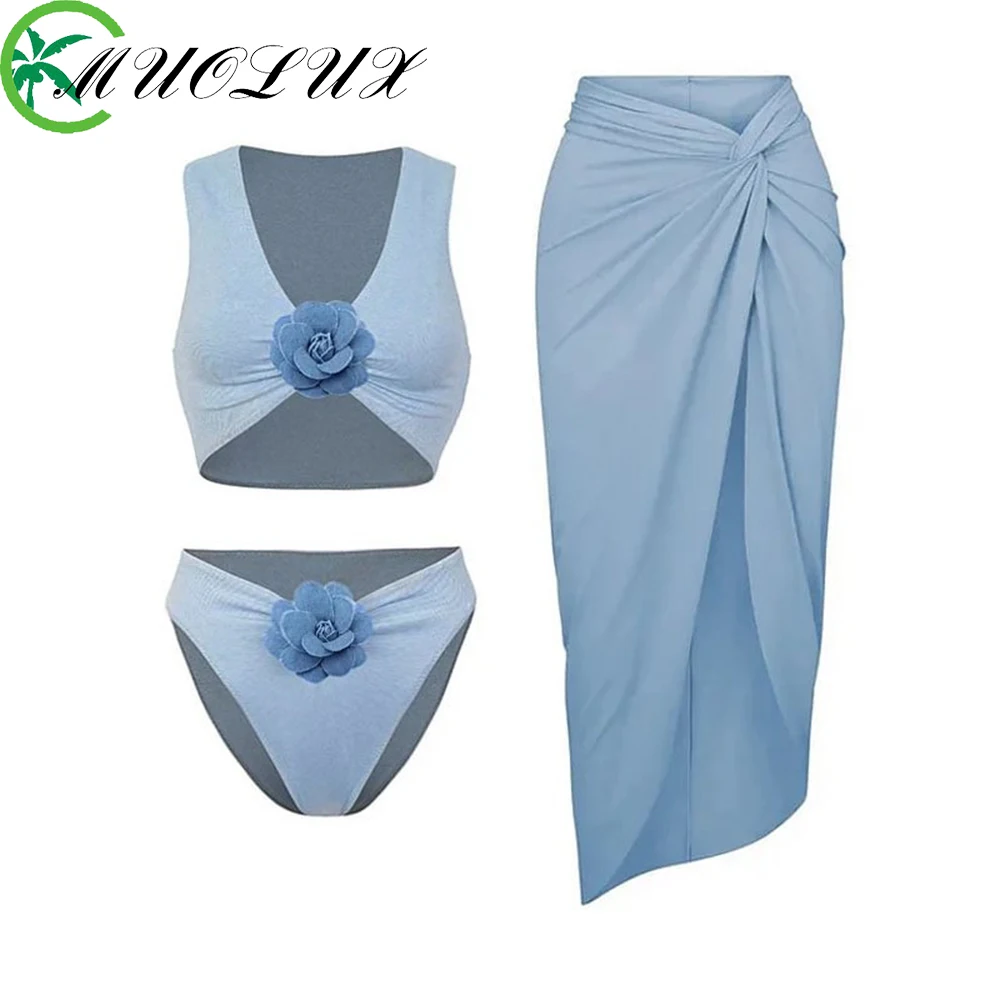 MUOLUX женский винтажный Цельный купальник бикини