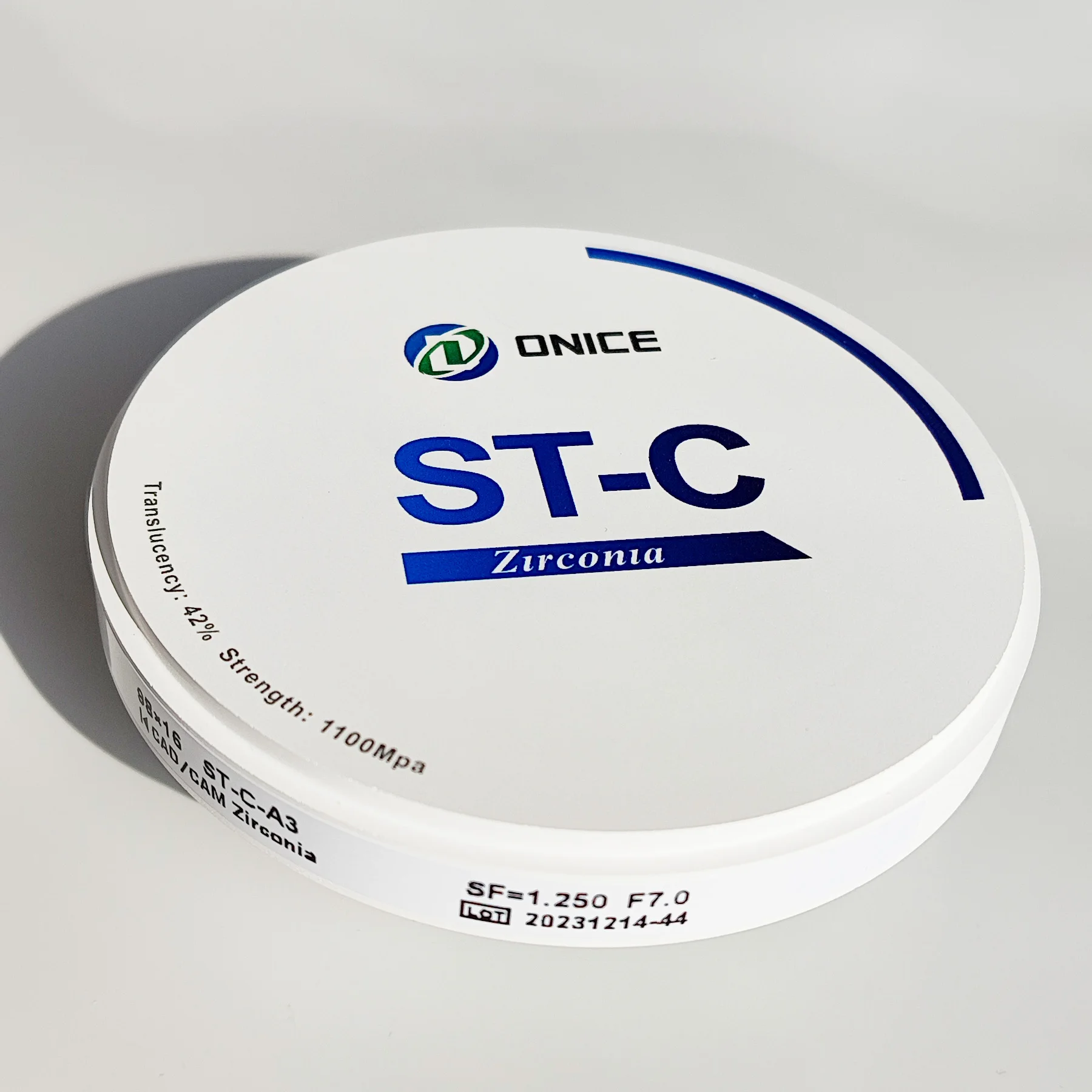 42% МПа оригинальный зеркальный Цирконий CAD/CAM многослойные стоматологические