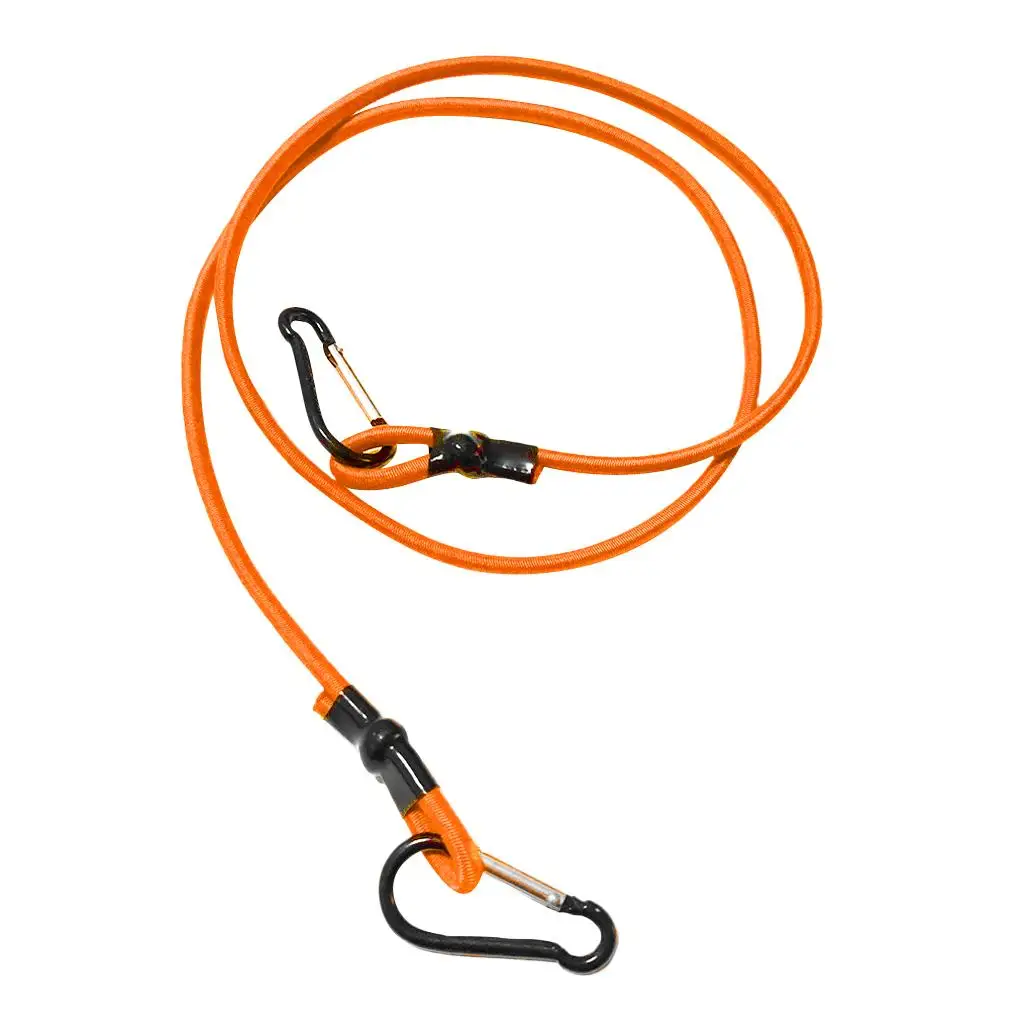 Эластичный поводок для буксировки каяка длиной 3 фута ремешок с 2 карабинами