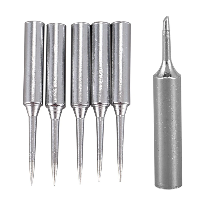 

1Pcs 900M-T-1C Bevel Style Soldering Iron Solder Tip & 5Pcs 900M-T-LI 0.8Mm Point Diameter Soldering Solder Iron Tips