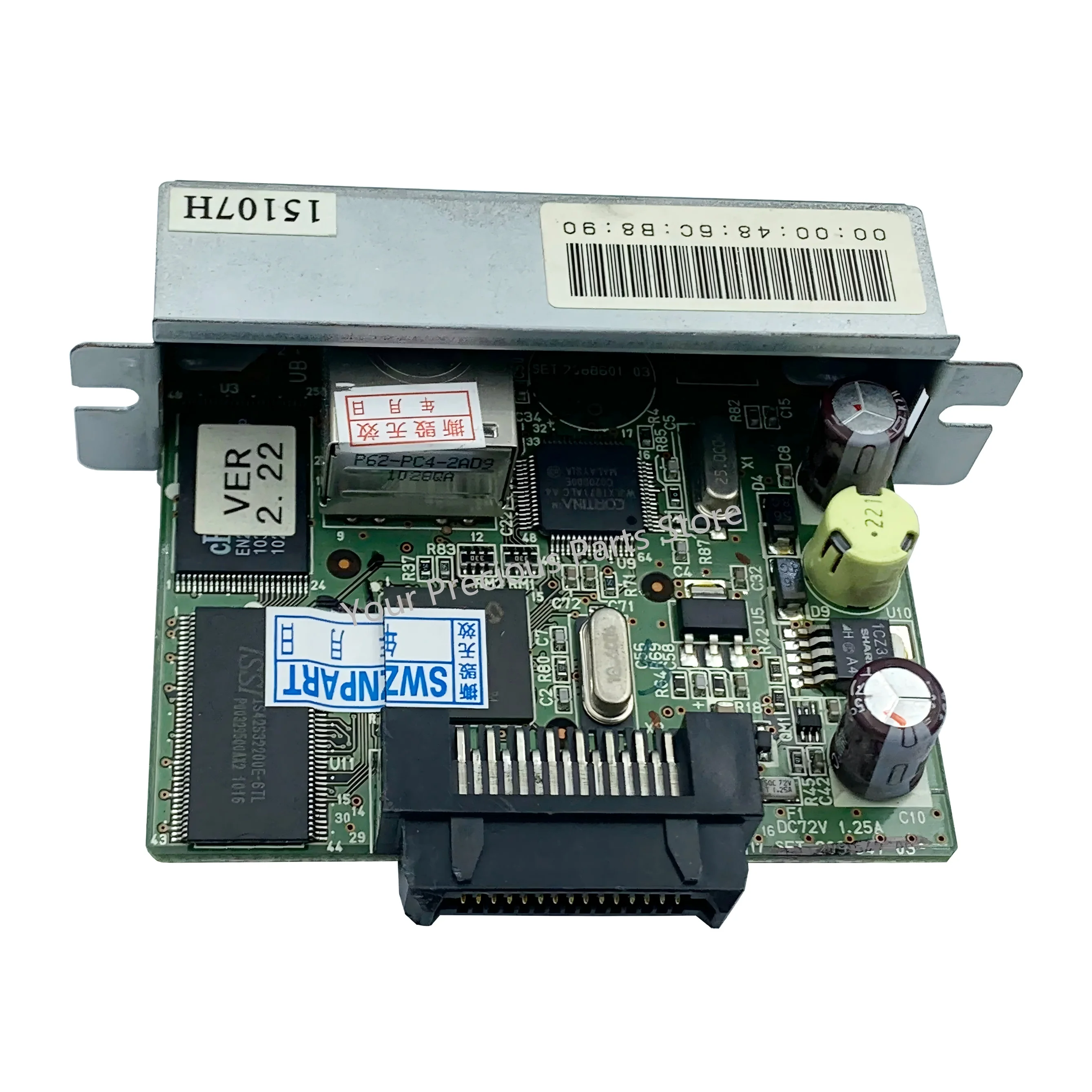 Фото Ethernet-интерфейс для Epson TM U220B 220PB 220PD 220PA TM T81 T82II T88III T88IV T88V T70 T90 T86L UB-E03 UB-E02 C32C824541 №1