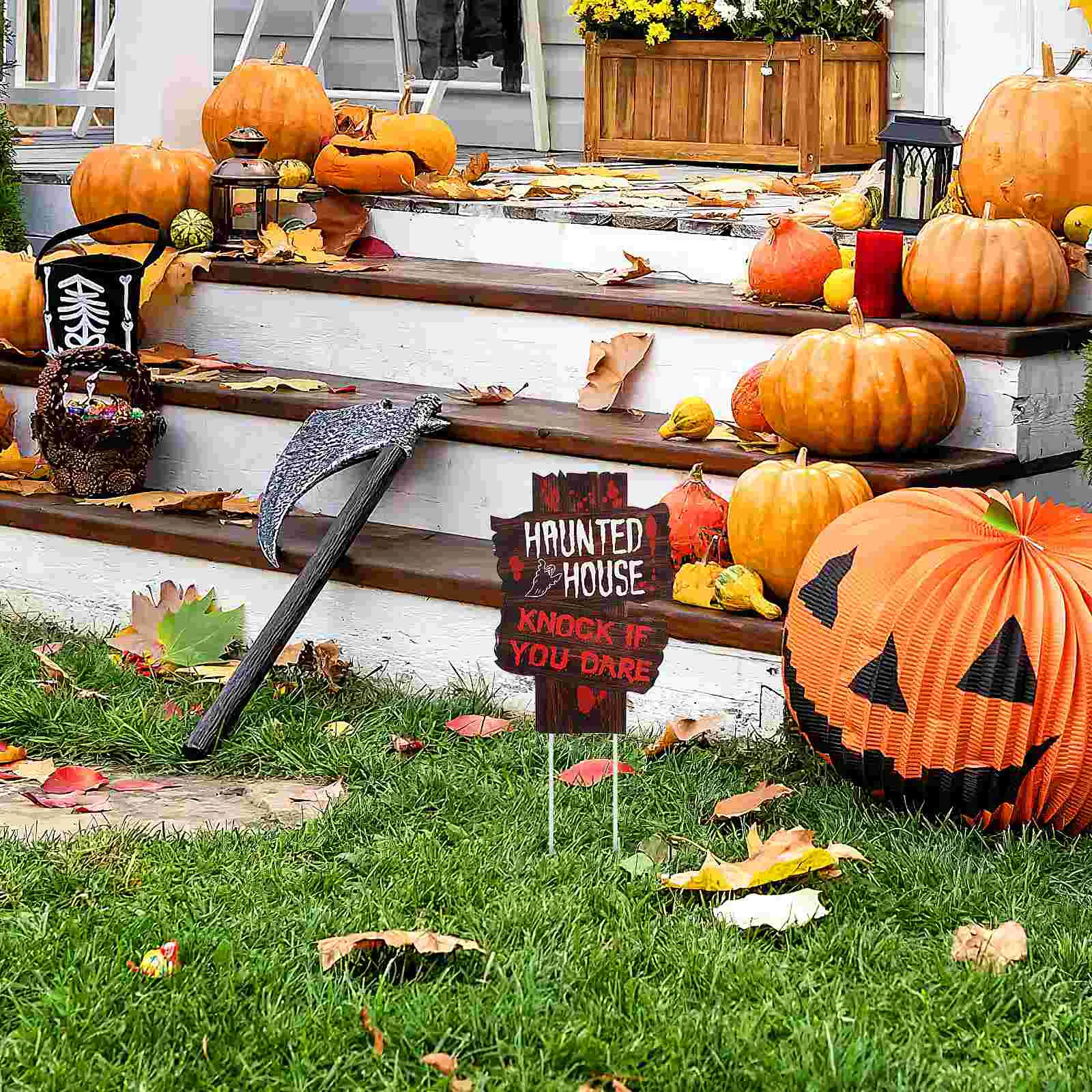 Реквизит для Хэллоуина знаки уличный неоновый свет украшение аниматроники