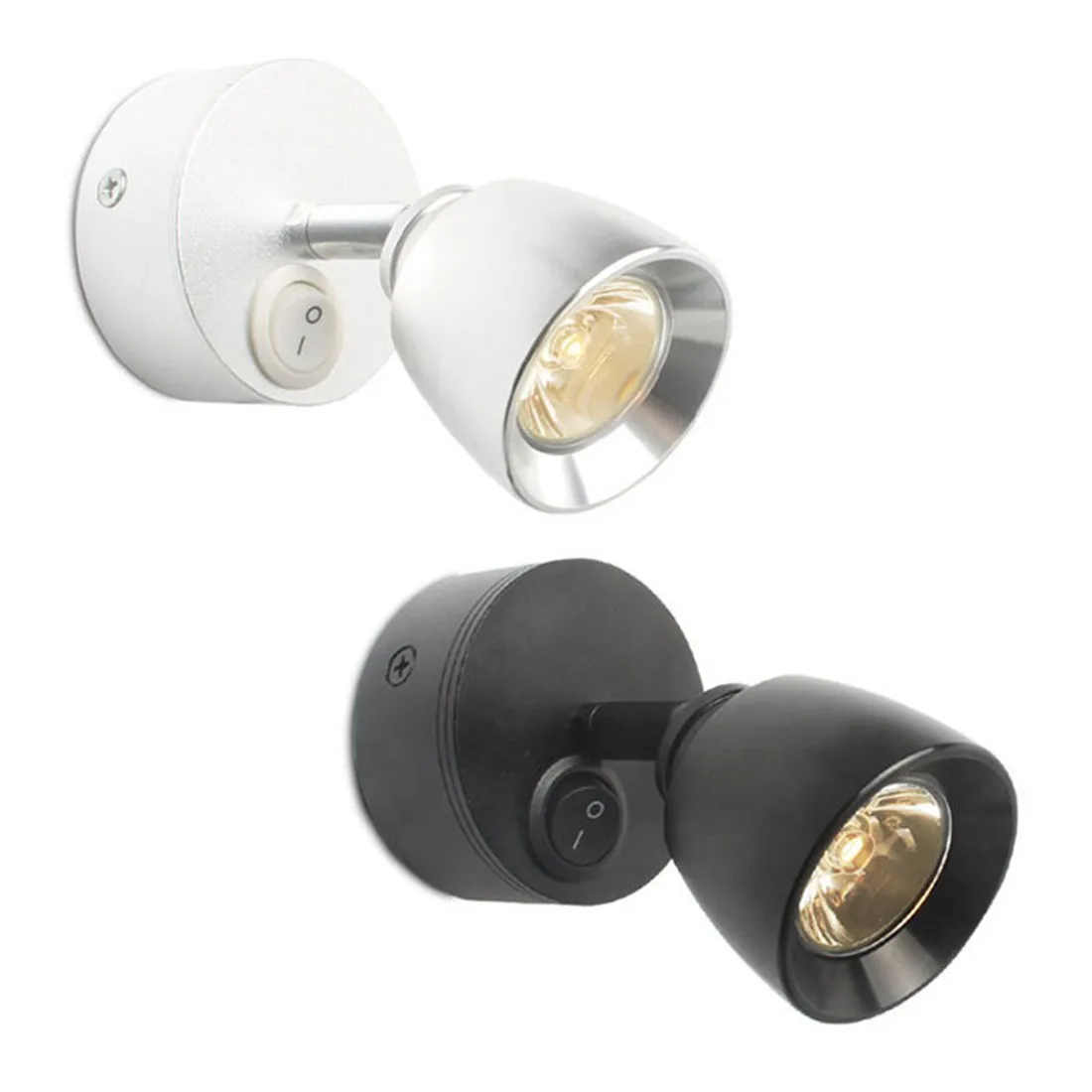 Светодиодный светильник для чтения 12 В постоянного тока 3 Вт 6000K 4000K 3000K