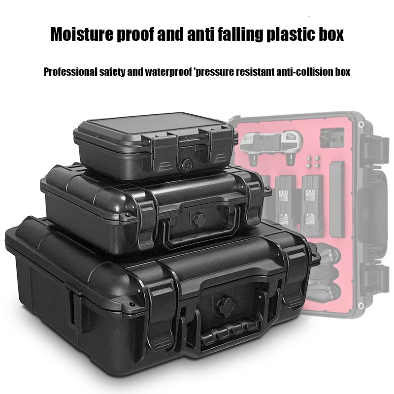 

Tools Toolbox Equipment And Parts Anti-fall Case Box Plastics Shockproof Instruments Suitcase Portable Tool Empty Organizer Hard