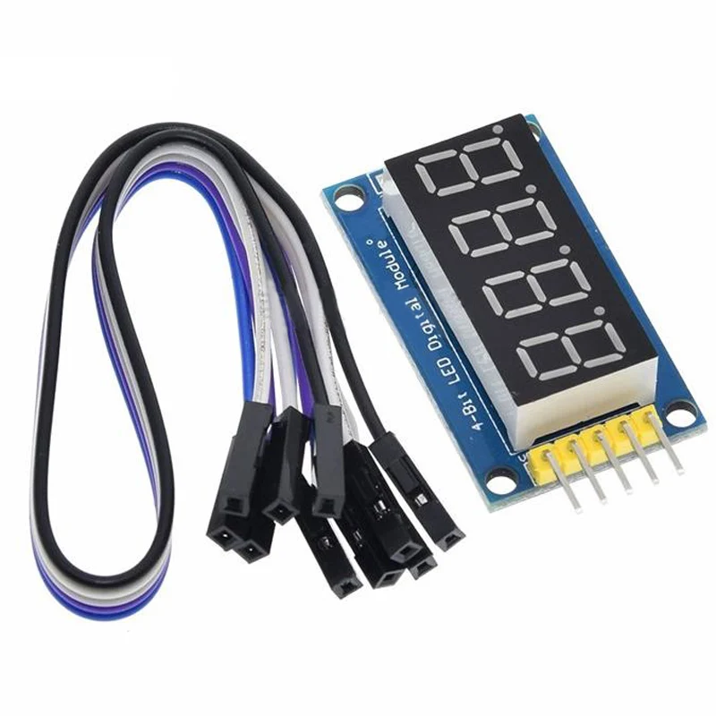 4-битная цифровая трубка модуль светодиодного дисплея четыре последовательных