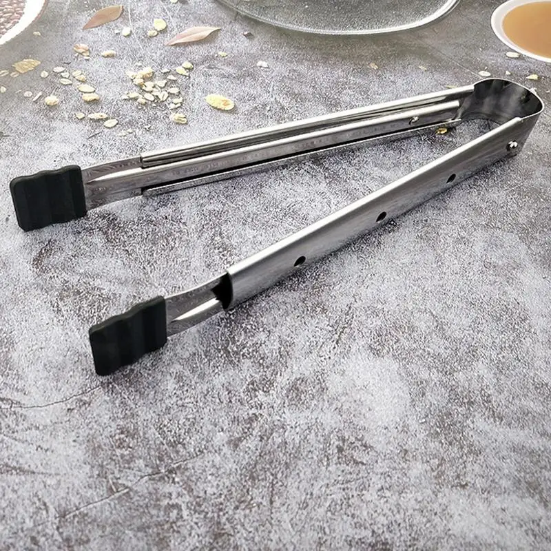 

Grill Tongs Extra Long Retractable Food Tongs Stainless Steel with Silicone Clamp Tongs for Cooking Grilling Barbecue Buffet