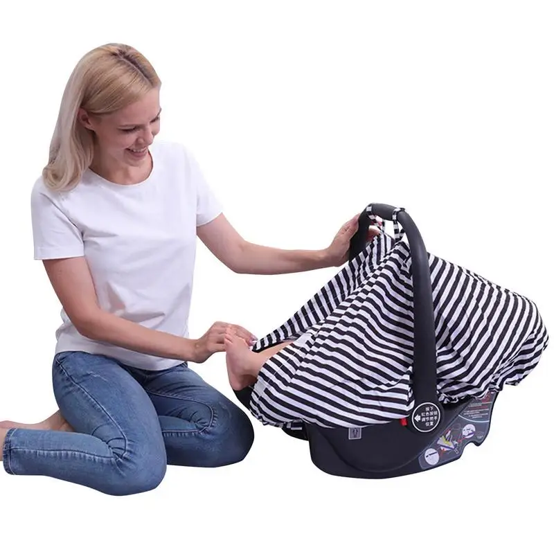

Car Seat Canopy Breathable Car Seat Cover Soft Nursing Cover Multifunctional Shopping Cart Cover Breastfeeding Covers For Infant