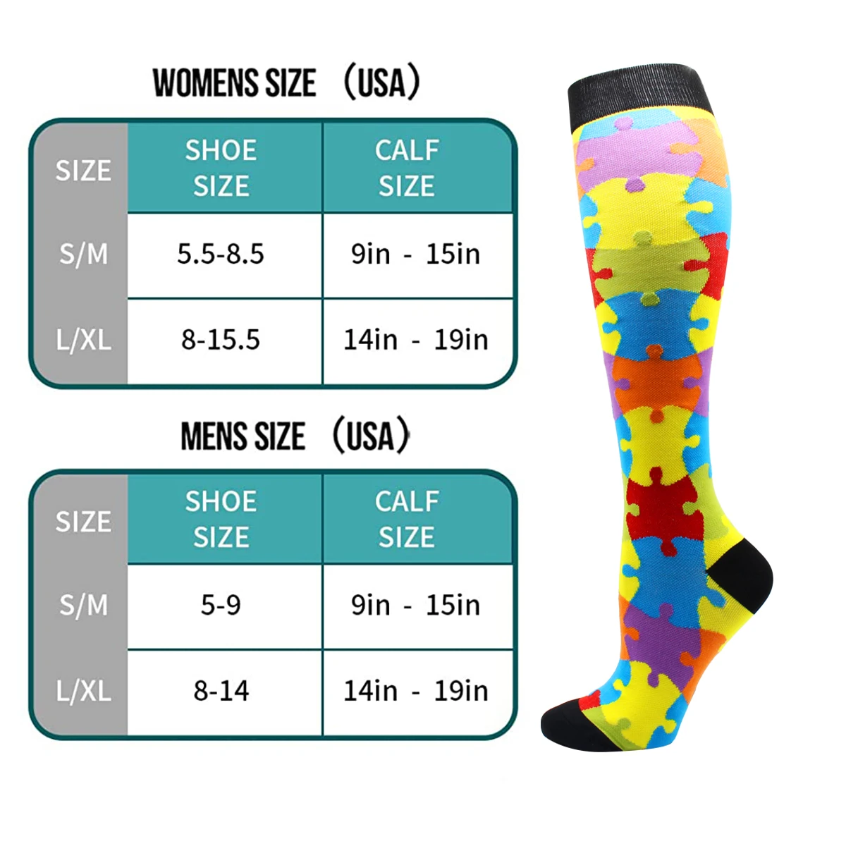 Dropshipping Compression Socks Fit For Medical Edema Diabetes Varicose Veins Socks Outdoor Men Women Running Hiking Sports Socks