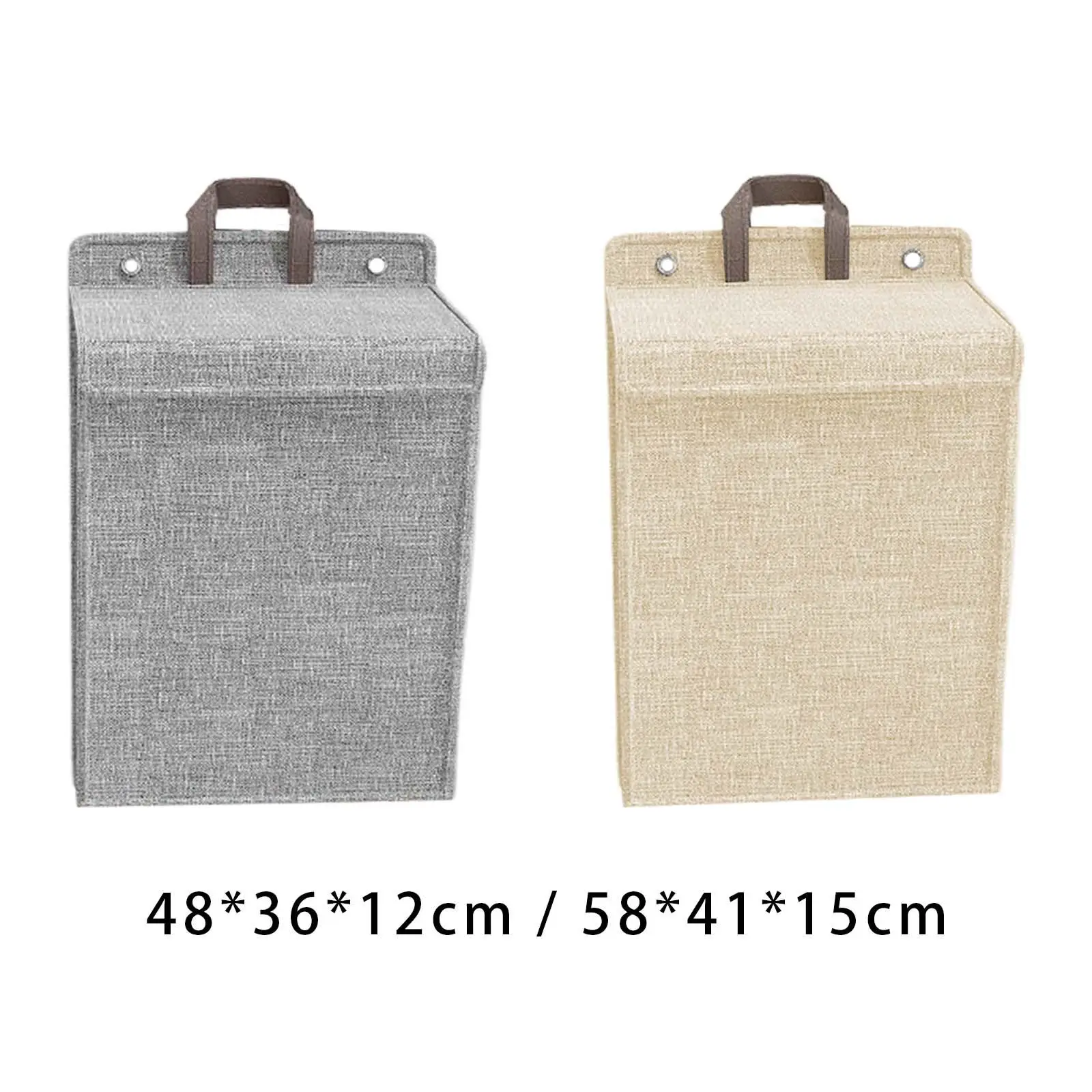 

Foldable Hanging Laundry Basket Wall Hanging Storage Basket for Dorm Bedroom