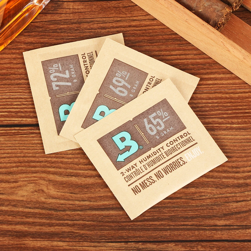 

Boveda Cigar Solution Humidifier Device 65%-72% 2-Way Humidity Control For Cigar Humidor Humidifier Bag