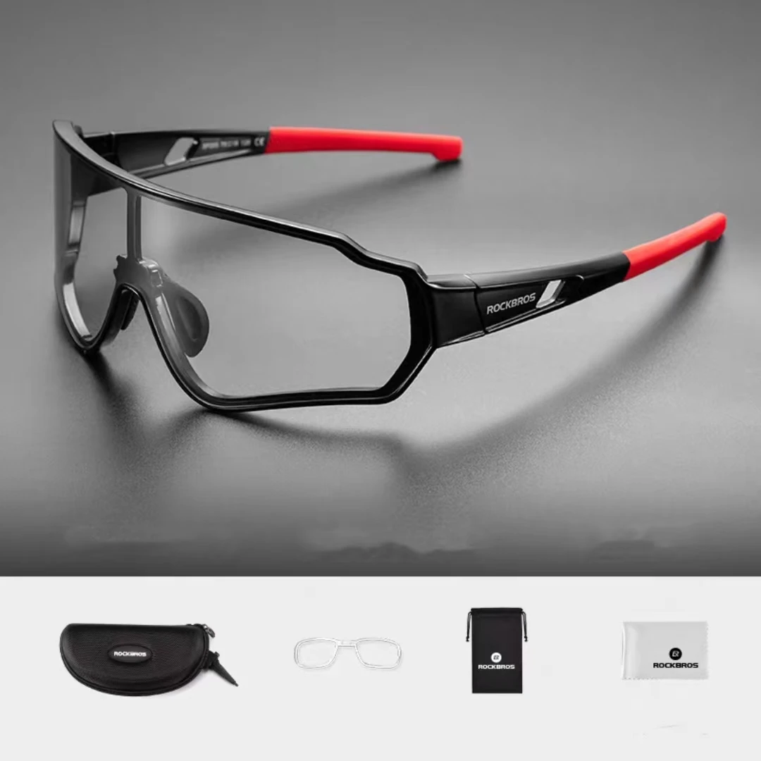 

Модные велосипедные очки для спорта на открытом воздухе с изменением цвета и близорукостью для мужчин и женщин