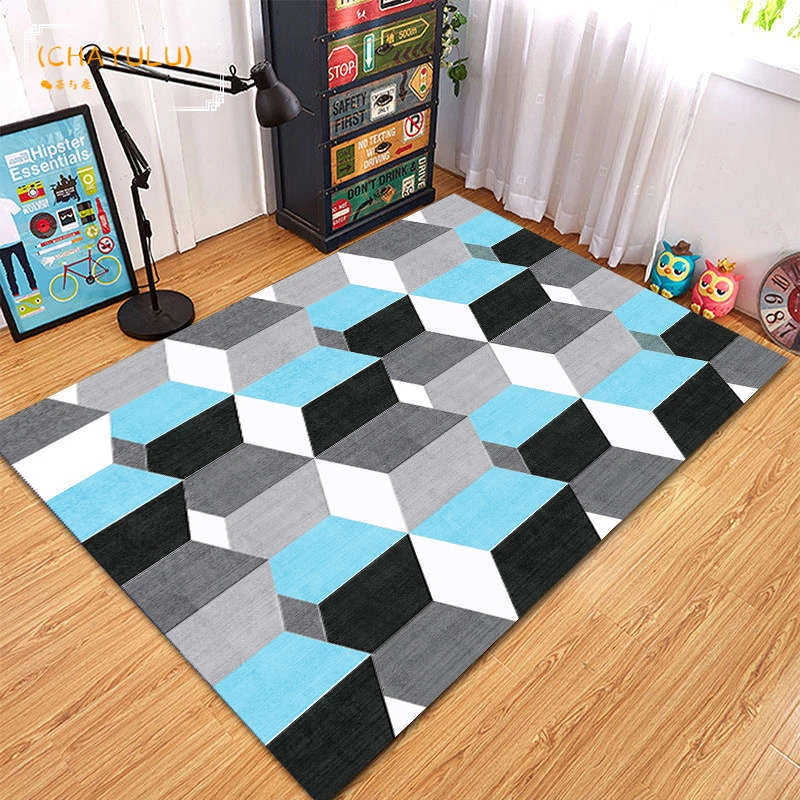 

Nordic Luxury Living Room Rugs Room Decor Anti-skid Large Living Room Carpet Bedroom Decoration Lounge Rug Mat for Children