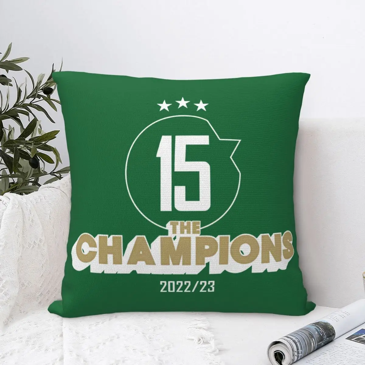 

Israel MHFC Maccabi - Haifa Square Throw Pillow Case Cushion Covers Pillowcase Home Decor for Room Sofa Couch Bed - 2-Pack