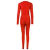 Kylie Jenner Bodysuit Inspired Style Red Pants Set Leggings 5