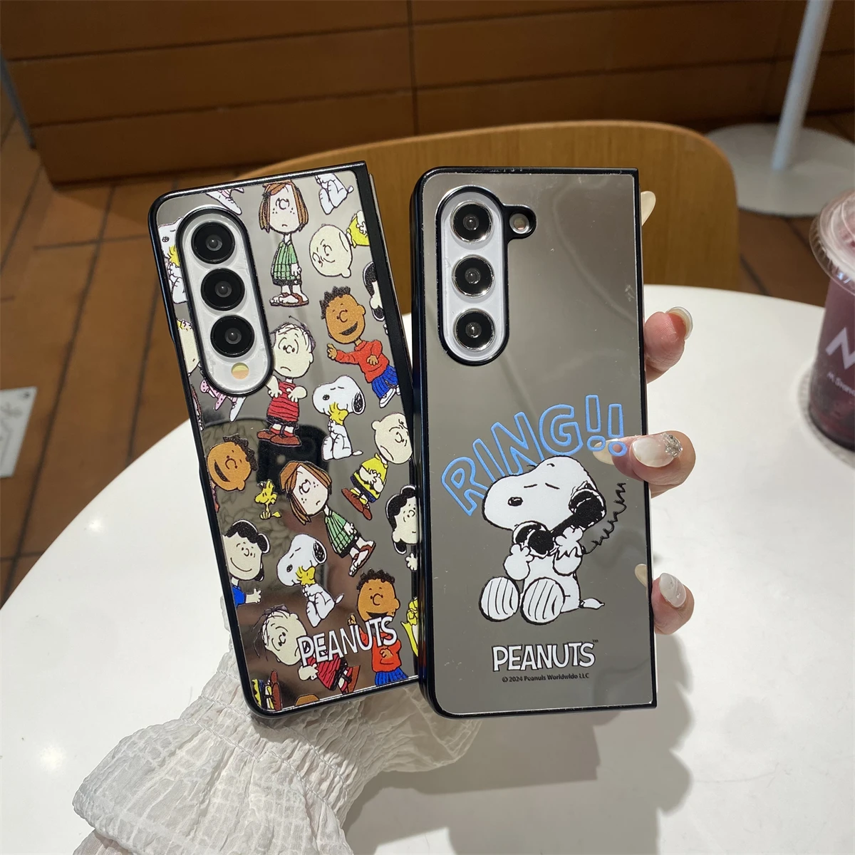 Милый мультяшный чехол для телефона Samsung Galaxy Z Fold 6 5 4 Fold5 Fold6 противоударный