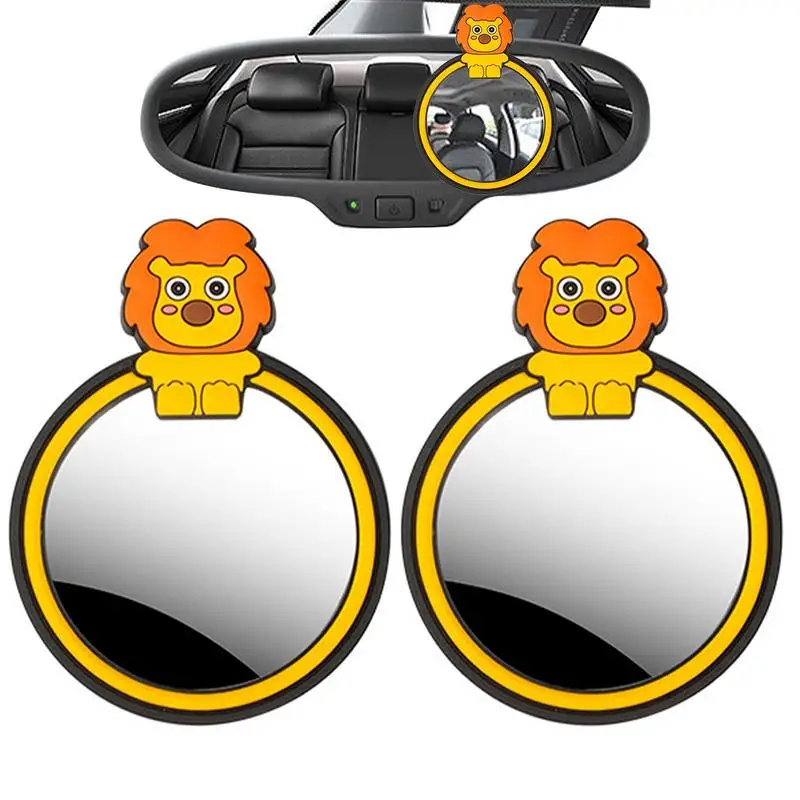 

Blind Spot Mirror 2Pcs Automotive Convex Rearview Mirror Adhesive 360 Wide Angle Side Rear View Mirror For Cars SUV Trucks
