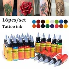 Набор чернил для перманентного макияжа, 30 млбутылка, 16p