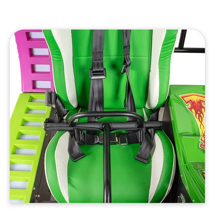 Новый уличный 2-местный монетный игровой электрический качели Happy Rolling Car 360