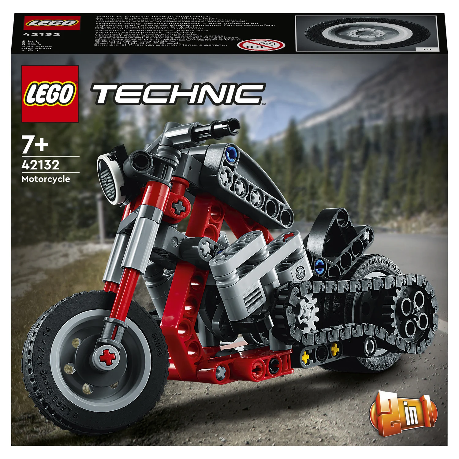 Конструктор LEGO Technic 42132 Мотоцикл | Игрушки и хобби