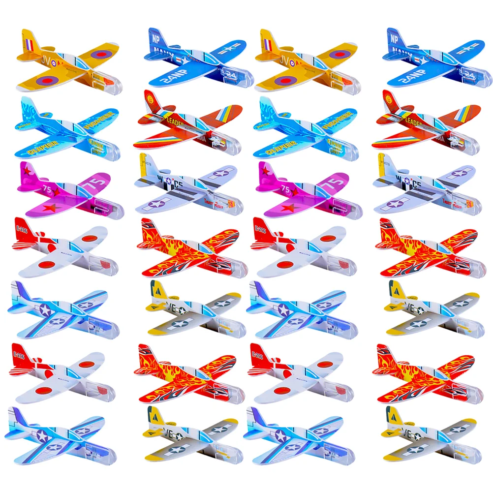 

30 Pcs Small Plane Throwing Planes Toy Aircraft Toddler Outdoor Airplane Foam Kids Glider Child Playsets Toddlers