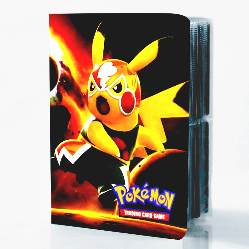 

240 Pack Original Pokémon Anime Cartoon Characters Pikachu Collection Cards Album Book Covers Children's Christmas Gifts