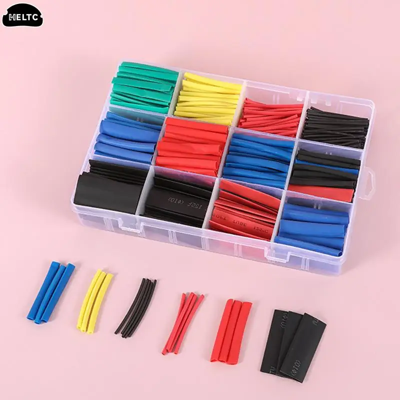 

328 шт./кор. Полиолефиновая изоляция, термоусадочная ткань, ассортимент кабелей, набор втулок для проводов