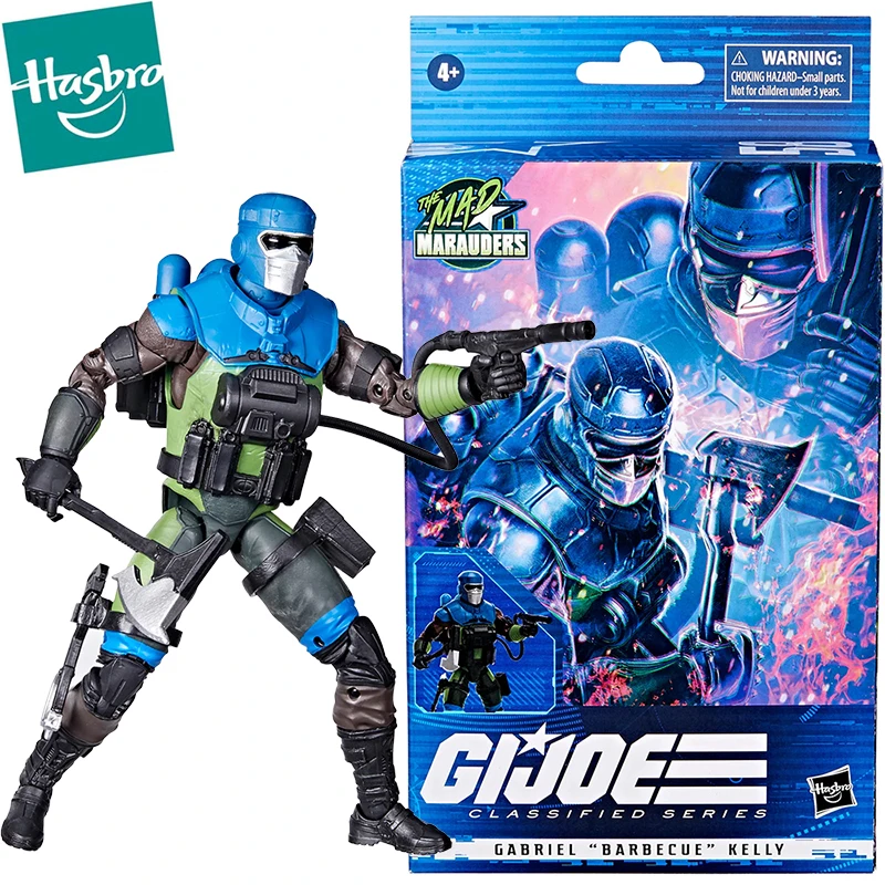 

In Stock Hasbro G.I. Joe Classified Series Mad Marauders Gabriel Barbecue Kelly Action Figure Model Toys Hobby Gift For Kids