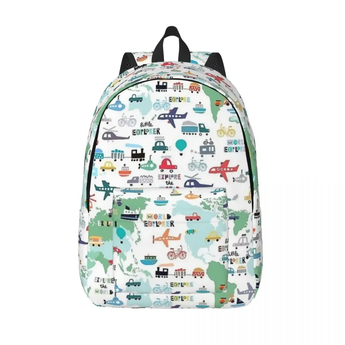 

Милый рюкзак с картой мира для мужчин и женщин, походный дорожный ранец для старших классов, сумка на плечо для ноутбука, подарок