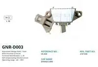 

GNR-D003 for injector DELCO type 12V DAEWOO DAMAS 75 AMP side plug (L, IG)