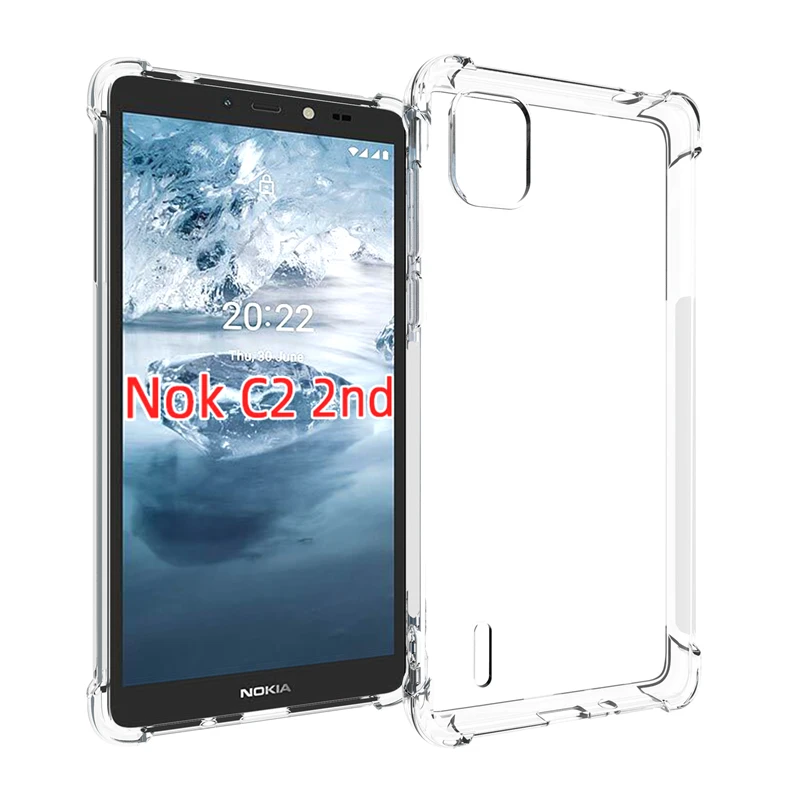 For Nokia C2 2nd Edition Mobile Phone Case Transparent C2 20